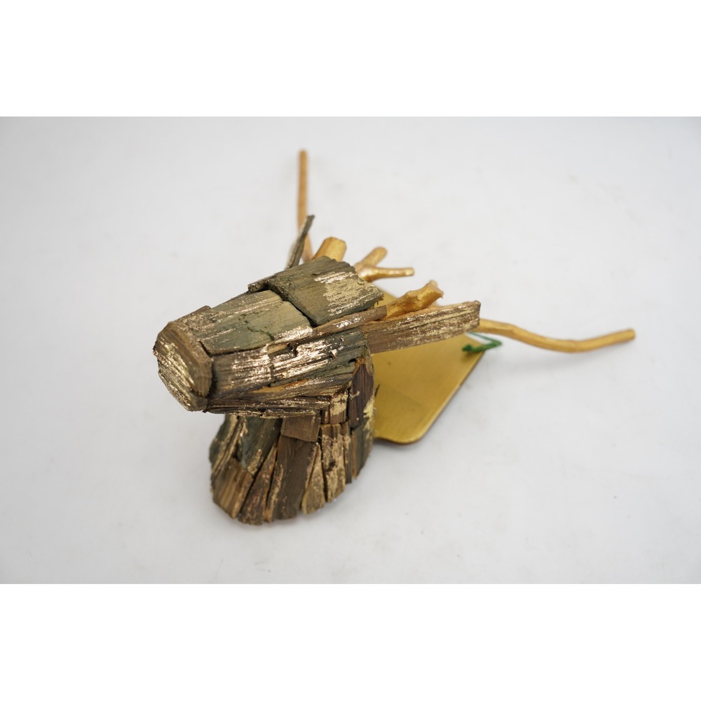 2016 Target Faux Antler Wall Decor Wooden Deer Head Rustic Holiday Accent